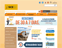Tablet Screenshot of portal.osce.gob.pe
